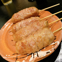 焼き鳥とワイン 萬鳥 祇園店 - つくね。