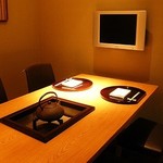 日本料理 菱沼 - 囲炉裏のある個室