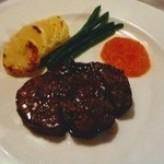 麤皮 - 三田牛の炭焼きステーキです