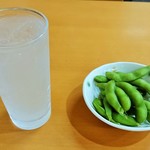 グランドサウナ広島 レストラン - レモンサワー・枝豆