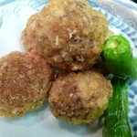 “合鴨つくね揚げ”