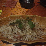 Spicy Market - とり皮いためともやしのナンプラー炒め