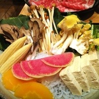 銀座しゃぶ通 マロニエゲート店 - 2012年2月こだわり野菜