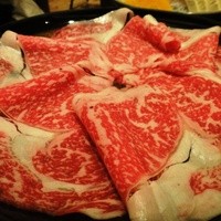 銀座しゃぶ通 マロニエゲート店 - 2012年2月国産霜降り牛