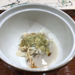 鮨旬美西川 - 蟹身と蟹味噌、海老芋のすりながし