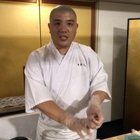 ときずし 山田 - 写真撮影にも気さくに応じてくれました。