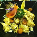 喜Raku - 豚バラにんにく巻き揚げ　830円