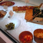 馳走三昧 大丸梅田店 - カツオのたたき・甘エビ