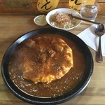 かれんど - ビーフオムカレー800円