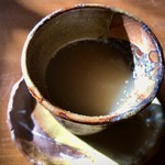 ナチュラルキッチン せさみ - 黒胡麻きな粉生姜茶は人気No.1のドリンクメニュー。優しい甘さの懐かしい味わい。ポカポカになります。　ランチセットメニューなので¥250！