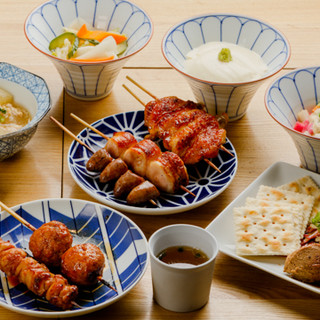 焼鳥×濃厚玉たれご飯×90分飲み放題『五光宴コース』◎