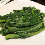 菜香新館 - 青菜のニンニク炒め