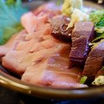 Minshuku Inaho - 四種の海鮮丼　1000円
