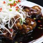 Black vinegar sweet and sour pork