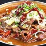 Sichuan style beef stir-fry