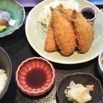 辰辰 - 本日のランチ（鯵フライ）