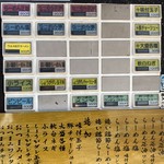 G麺７ - 券売機（メニュー）