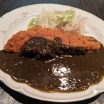 トンカツのカレーソースがけ