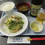 空港食堂 - ゴーヤーチャンプルー 610円(税込)　(2019.10)