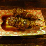 もつ焼き　克　 - はらみのタレ焼きと軟骨のタレ焼き