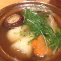 日本料理 大阪 浮橋(ホテルグランヴィア大阪) - きりたんぽ鍋