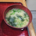 すし居酒屋みやうち - 大名ちらしの味噌汁