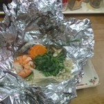 伊勢屋酒店 - さわらのホイル焼き。