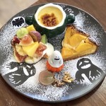 Cafeマメムギ - ハロウィンプレート♡