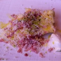 リストランテクロディーノ - パルミジャーノの塩味シフォンケーキ