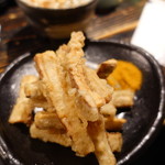 山元麺蔵 - 土ゴボウの天婦羅