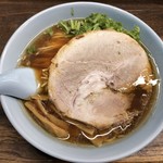 Kumaou Ramen - しょうゆラーメン 650円 チャーシュー1枚トッピング 100円