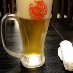 Honkaku Taiwan Ryouriryuufukuken - 生ビール