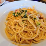 IL FAGGIO - 鮭と野菜のクリームパスタ