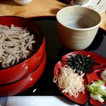 姫のそば ゆかり庵 - セットでの割子2枚