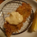 酒肴 新屋敷 - カキフライ タルタルソースたっぷり