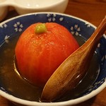 柳堂 - トマトのおでん。これは旨い(ﾉ∀`)