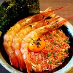 New menu! Ganjangsew bowl (raw shrimp marinated in medicinal herbs)