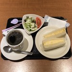 ファミールカフェ - タマゴサンドモーニング420円