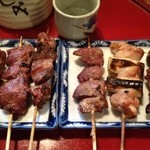 浜船 - 浜船・焼き鳥はちゃんと炭火を起こして焼き上げる。時間はかかるけど旨いよ♪