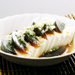 Century egg tofu