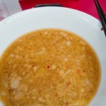 ラーメン二郎 - 非乳化も最後はこうなる
