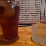 会津ラーメン 和 - ウーロン茶