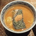 三田製麺所 - つけ汁アップ