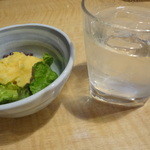 地鶏専門 おちば屋 - 付き出し（安納芋）