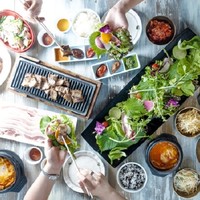 100分食べ放題 1８種お野菜とサムギョプサル食べ放題 2 178円 サムギョプサルと野菜 いふう 銀座マロニエゲート店 イフウ 銀座一丁目 韓国料理 食べログ