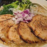 鶏そば・ラーメン Tonari - 塩煮干し炙りチャーシュー麺 1,200円