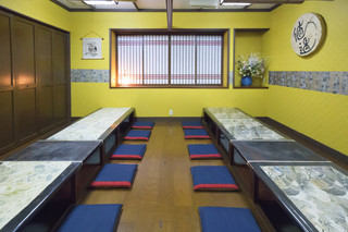 Shokusai Kado N Kichi - 一階の個室で6〜24名様までの個室です。堀りコタツです。