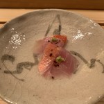 寿し道 桜田 - 千葉県銚子の金目鯛　刻み昆布と昆布出汁