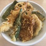 天丼・天ぷら本舗 さん天 - 39天丼(¥390+大盛¥100)+鶏天(¥0)