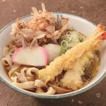 海老天おろしきしめん（温・冷）